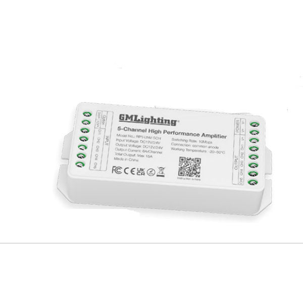 GM Lighting Control Module Universal Remote Controller RF 1-5 Channel 12-48V