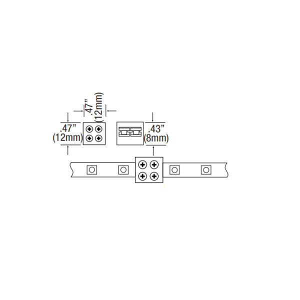GM Lighting Tape to Tape Connector