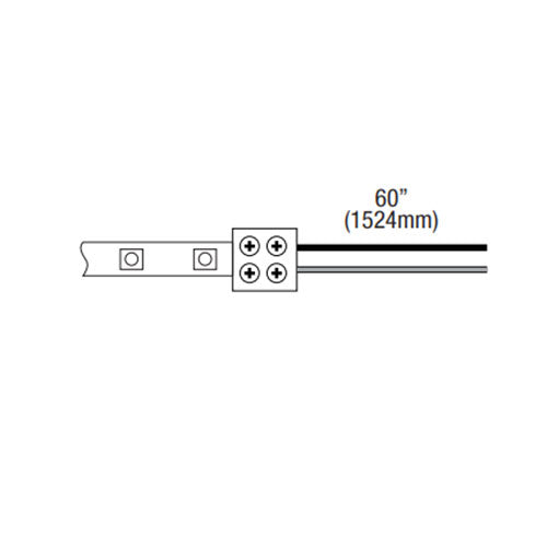 GM Lighting 60" Tape to Power Connector