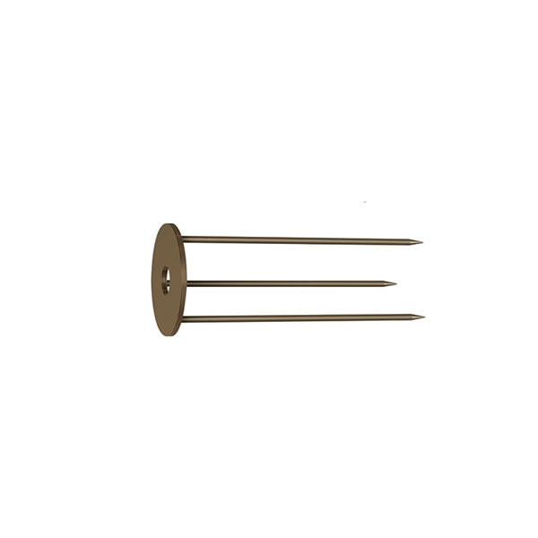 GM Lighting ILS Xlarge 3-Prong 304SS Stake 5" Dia X 12" Antique Brass Finish