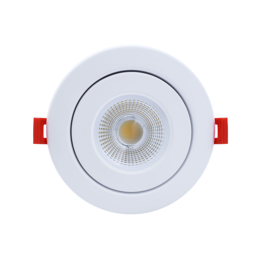 GM Lighting 120V MicroTask4 Gimbal Rotatable Recessed LED Downlight 
