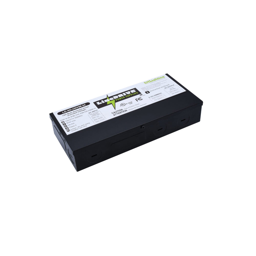 GM Lighting LineDRIVE XD 12VDC / 24VDC ElectronicLED MULTI Dimmable Power Supplies 