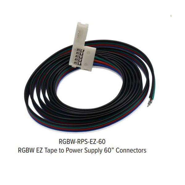 GM Lighting RGBW EZ 60" Adjustable Tape to Power Connector
