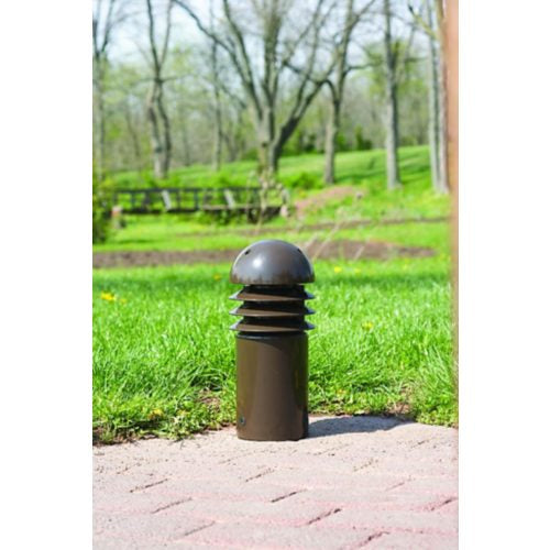 Hadco DB14 120V 100W 14" Incandescent Cast Aluminum Round Top Bollard