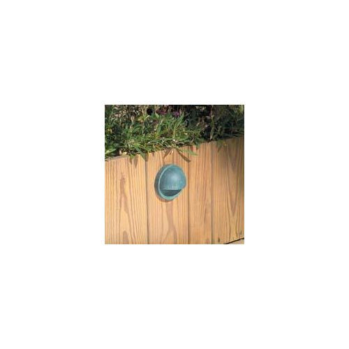 Hadco DUL1 12V Round Ultem Composite Step Light, Black Finish