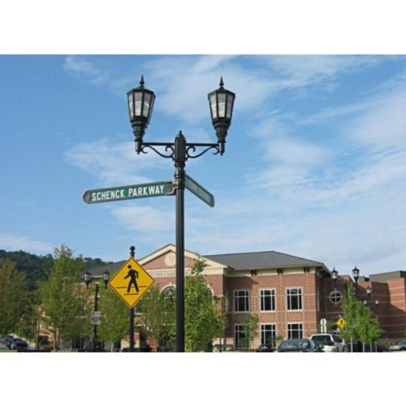 Hadco Urban Post-Top Fixtures - Hub Mounting Arms (PTH Series) Poles and Brackets Additional Image - 1