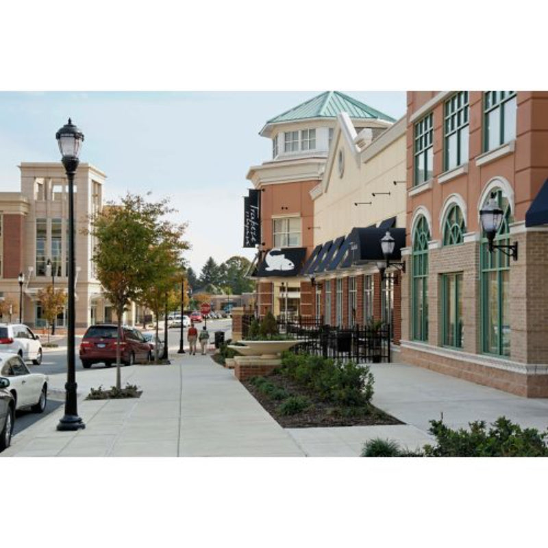 Hadco Urban Refractive post top with LumiLock LED (RL32 / RL52) Post Light