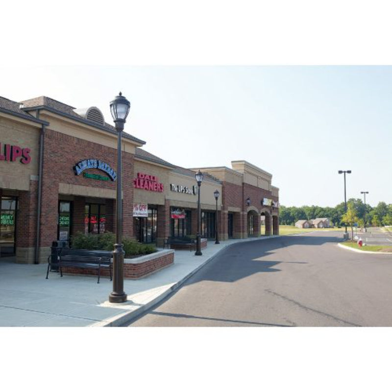 Hadco Urban Refractive post top with LumiLock LED (RL32 / RL52) Post Light
