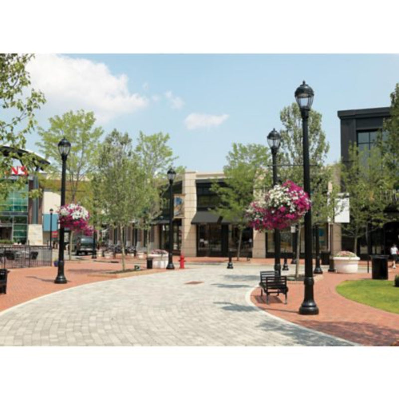 Hadco Urban Refractive post top with LumiLock LED (RL32 / RL52) Post Light