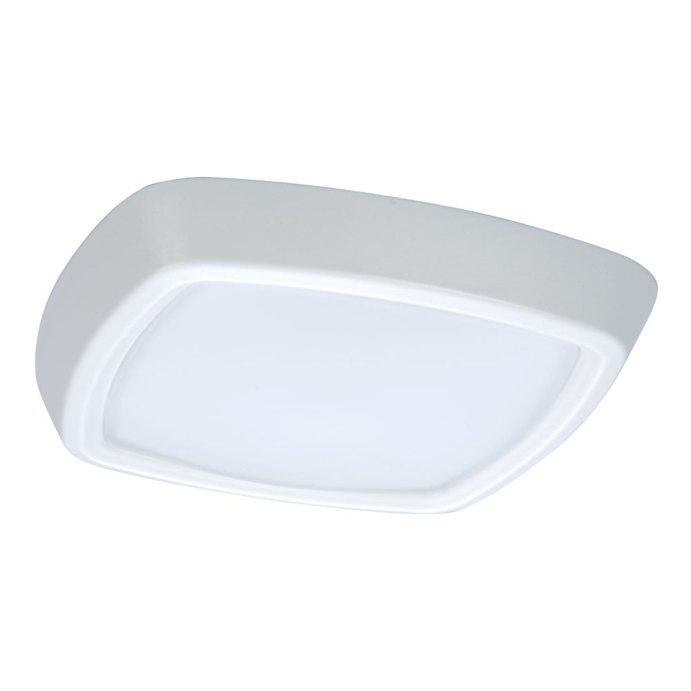 Halo 5255 Soft Square, Frost Glass Lens, Self Flanged 5 Inch E26 Screwbase Trims