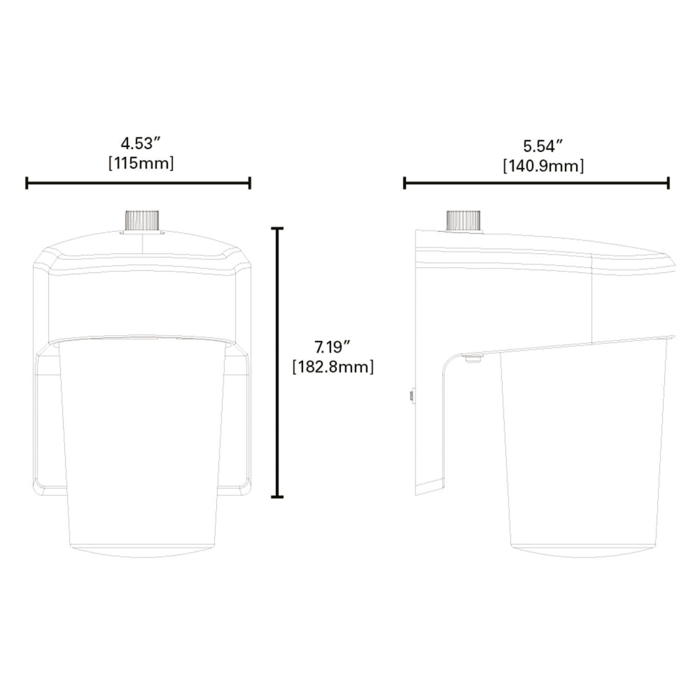 Halo Lighting FE Series FE12S40FDB LED Wall Sconce Additional Image 7