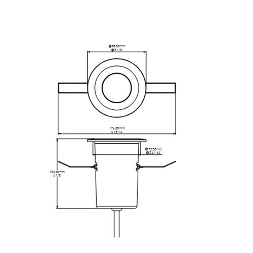 Hunza Eave Light Round
