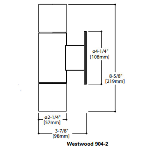 Lumiere Westwood 904-2 Dual Head Up and Down Wall Fixture 12V Additional Image 1