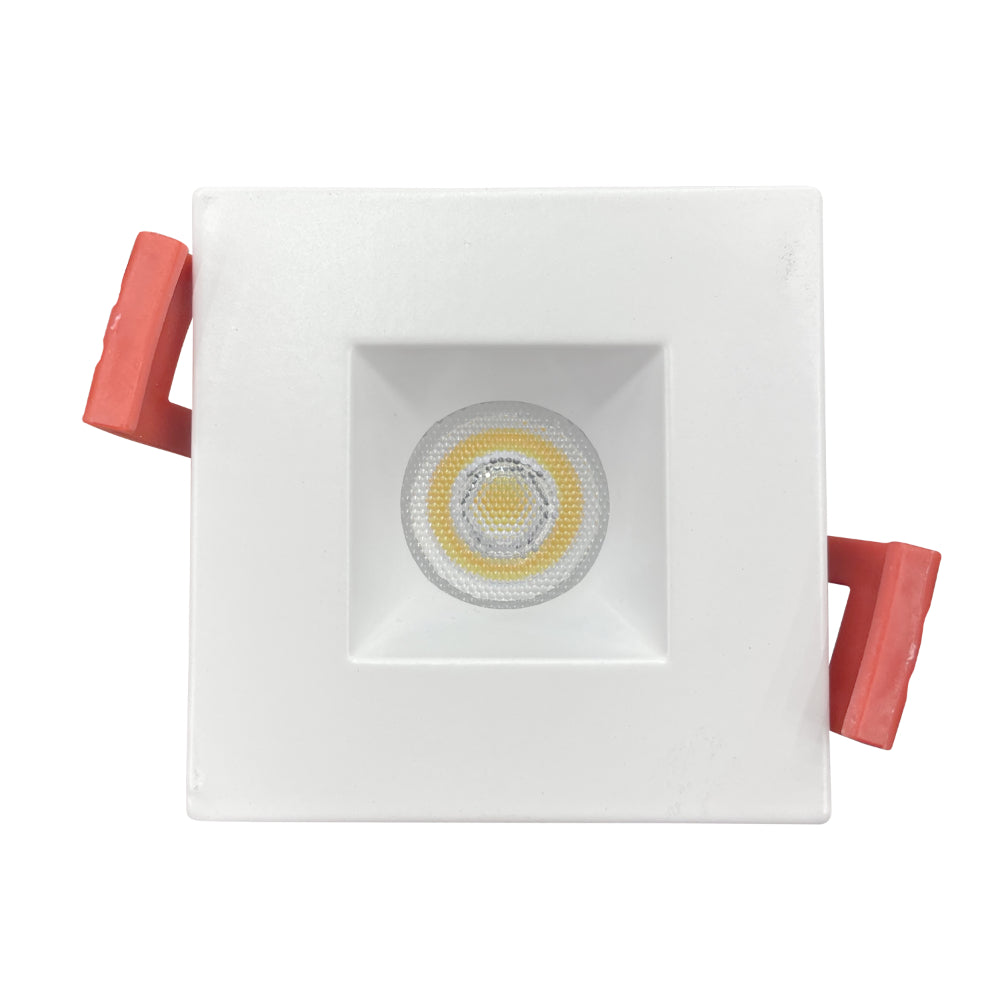 Luxrite 1" Regressed 5CCT Interchangeable Canless Spotlight White Trim Additional Image 4