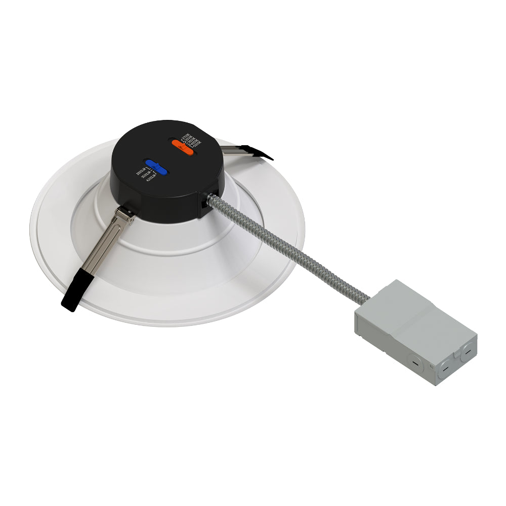 Luxrite 10" 5 CCT & 3 Wattage Selectable - Universal Voltage/Dual Dimming Commercial Downlight Additional Image 4