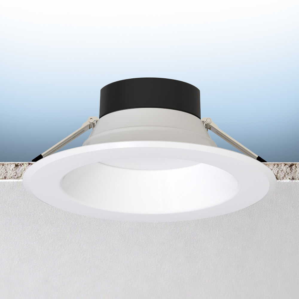 Luxrite 10" 5 CCT & 3 Wattage Selectable - Universal Voltage/Dual Dimming Commercial Downlight