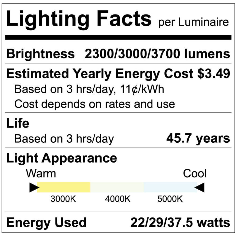 Luxrite 10" Wattage Selectable 3CCT Commercial Downlight Additional Image 7