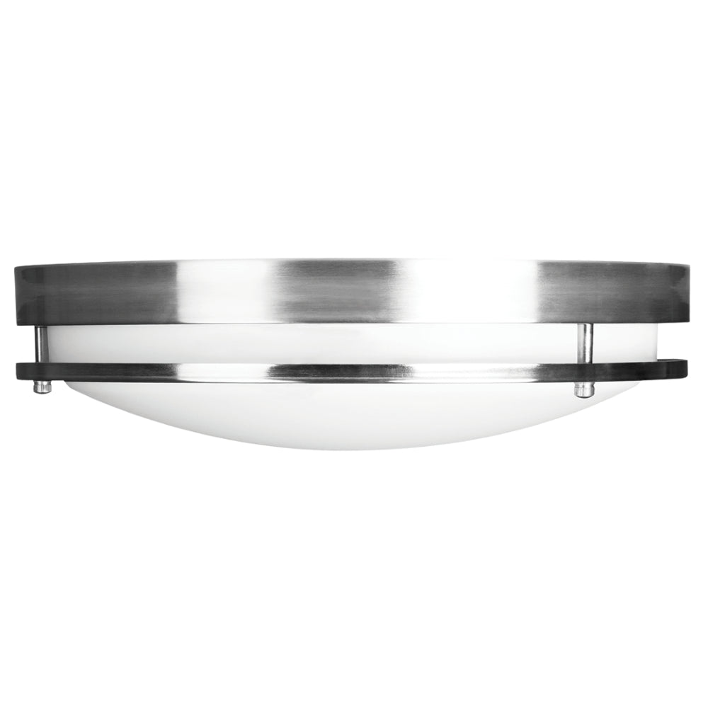 Luxrite 14" Double Ring 5CCT 120-277V 0-10V Deep Collar - Brushed Nickel Additional Image 1