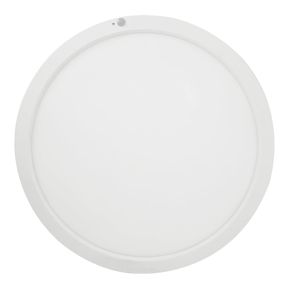 Luxrite 15" Adjustable Bi-Level PIR & Photocell Sensor Slim - CCT Selectable