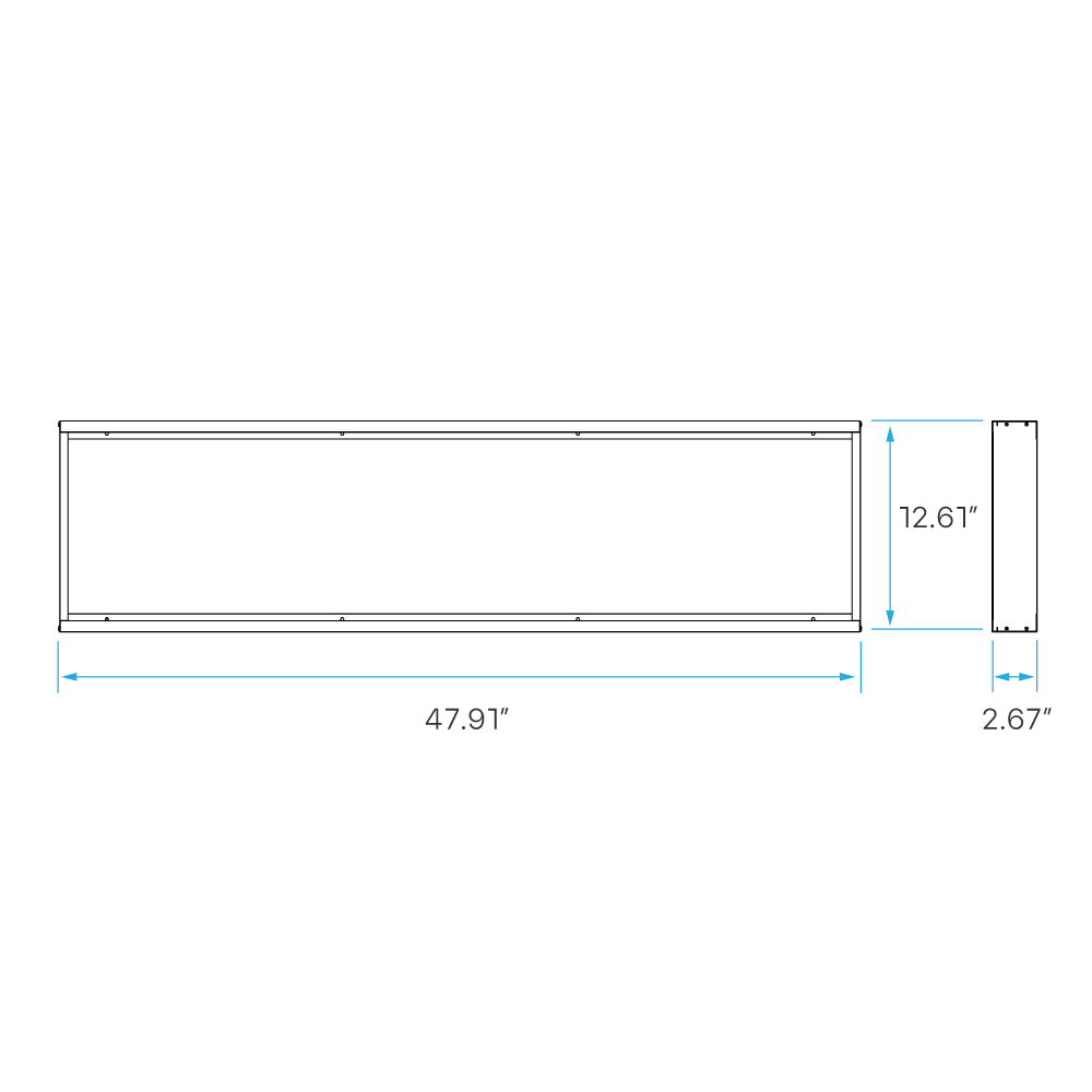 Luxrite 1x4 Panel Surface Kit Additional Image 2
