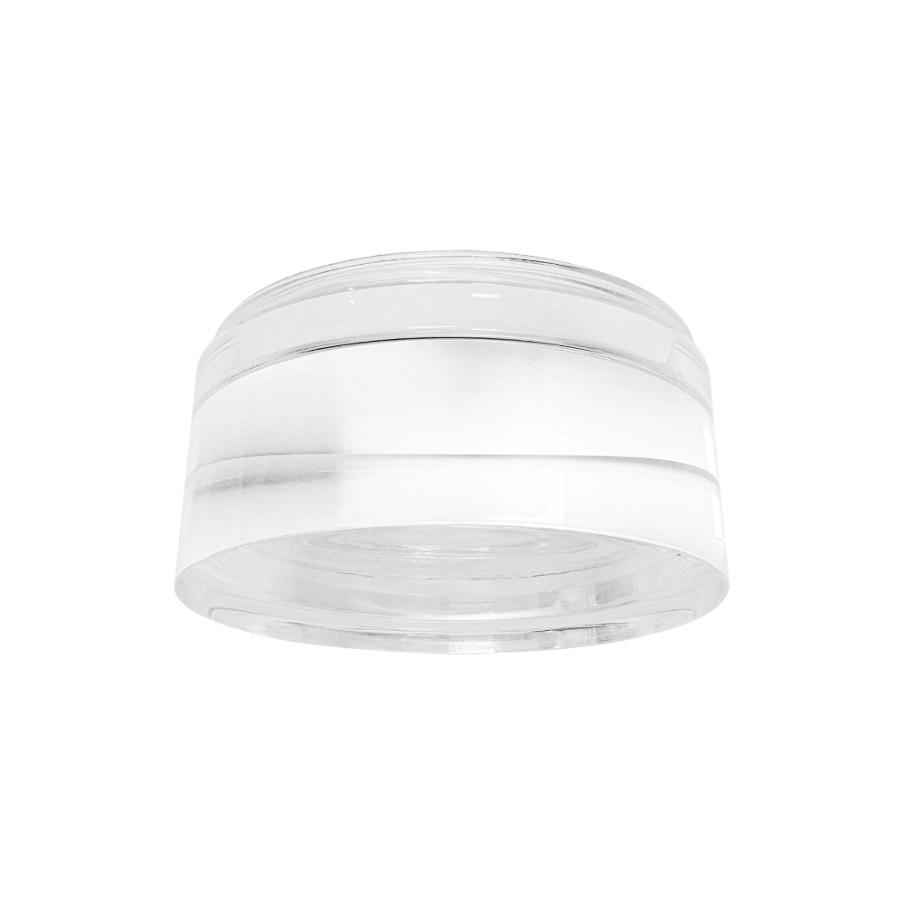Luxrite 2.5" Cylinder System - 1" Solid Clear Snoot