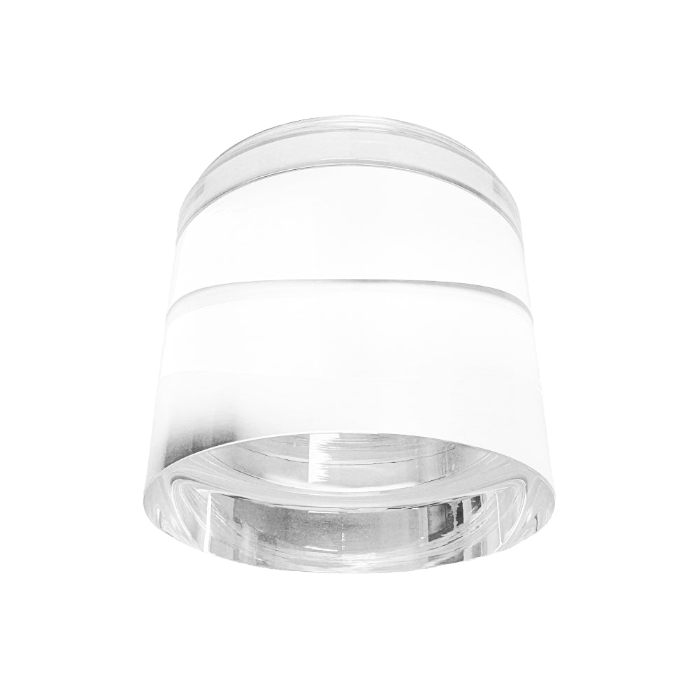 Luxrite 2.5" Cylinder System - 2" Solid Clear Snoot