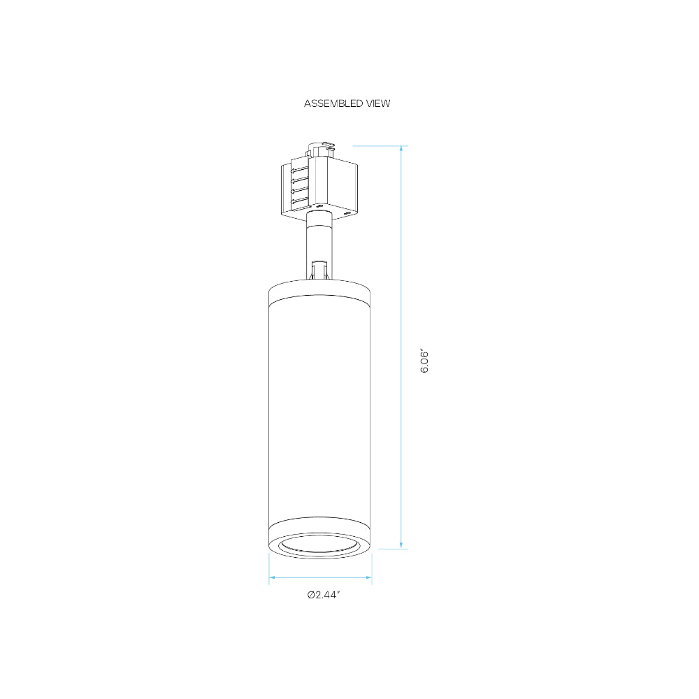 Luxrite 2.5" Cylinder System - H-Track Adapter Additional Image 3