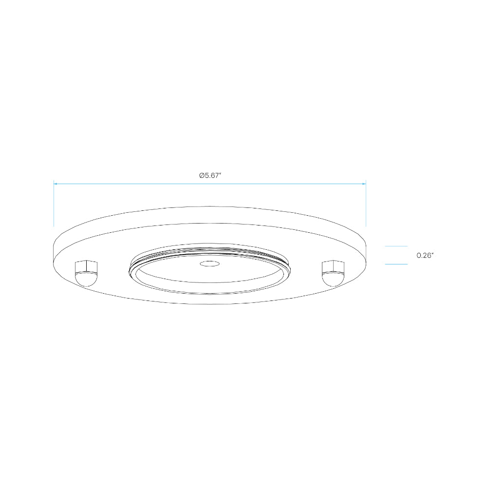 Luxrite 2.5" Cylinder System - Surface Mount Plate Additional Image 2