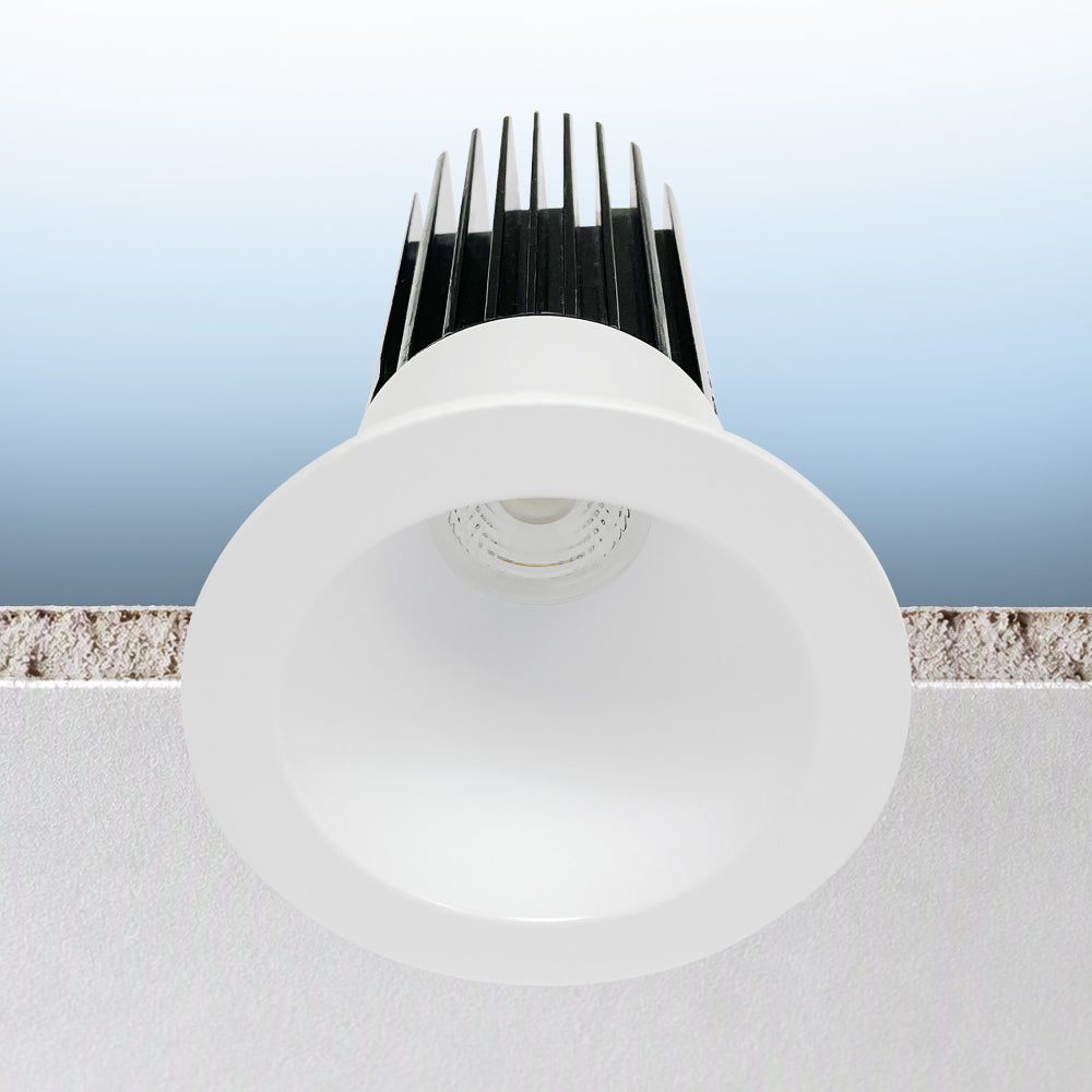 Luxrite 2" Deep Regressed 5CCT Canless Spotlight