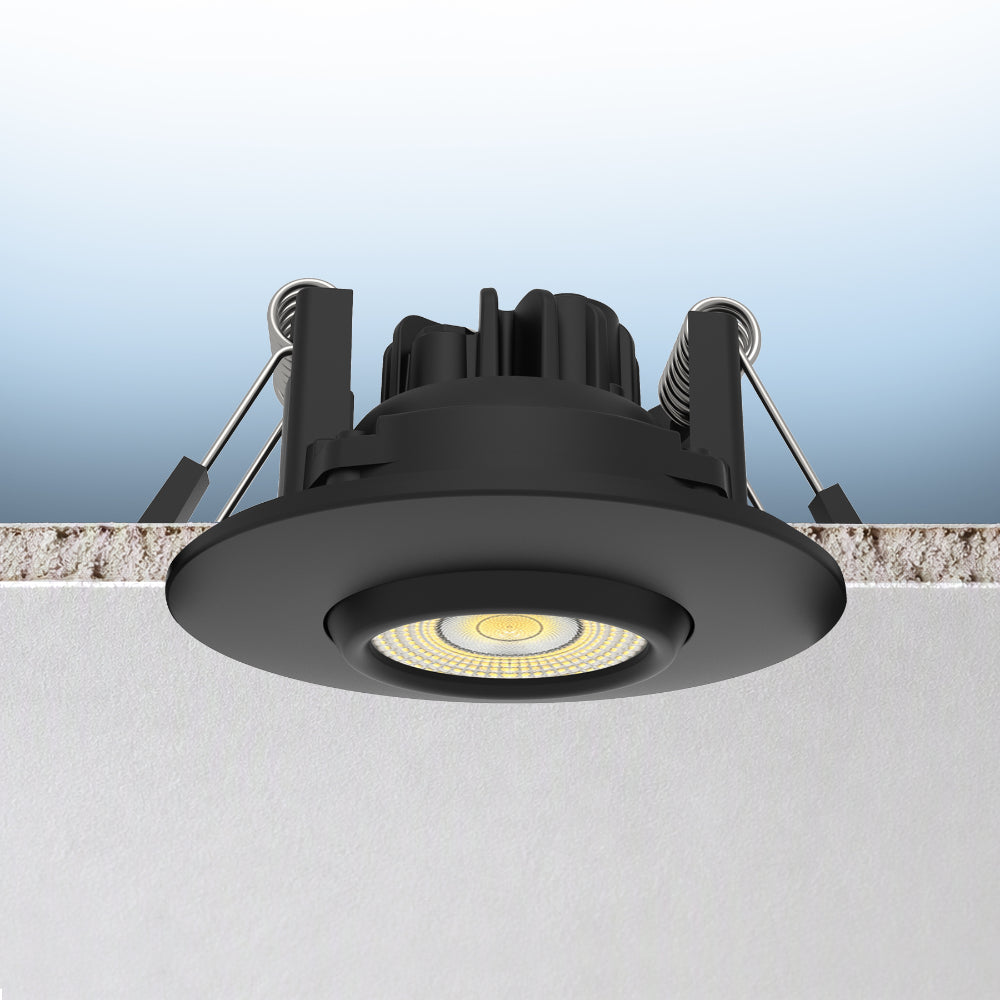 Luxrite 2" Gimbal Round Canless Spotlight - 5CCT Selectable Additional Image 6