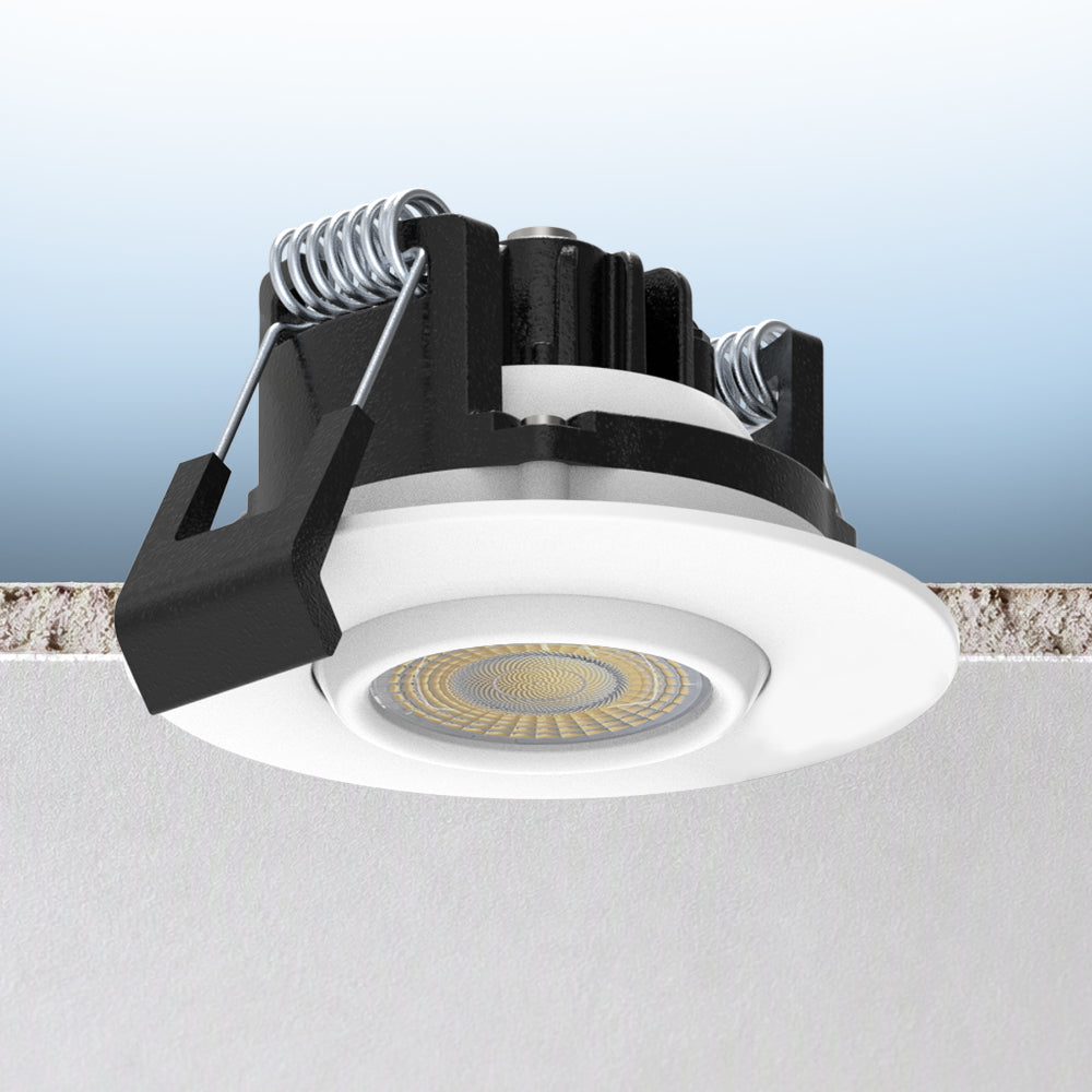 Luxrite 2" Gimbal Round Canless Spotlight - 5CCT Selectable