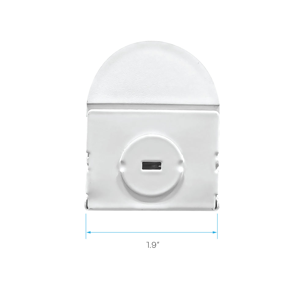 Luxrite 2' High Output Narrow Linear Fixture - 5CCT & 4 Wattage Selectable + EM Additional Image 1