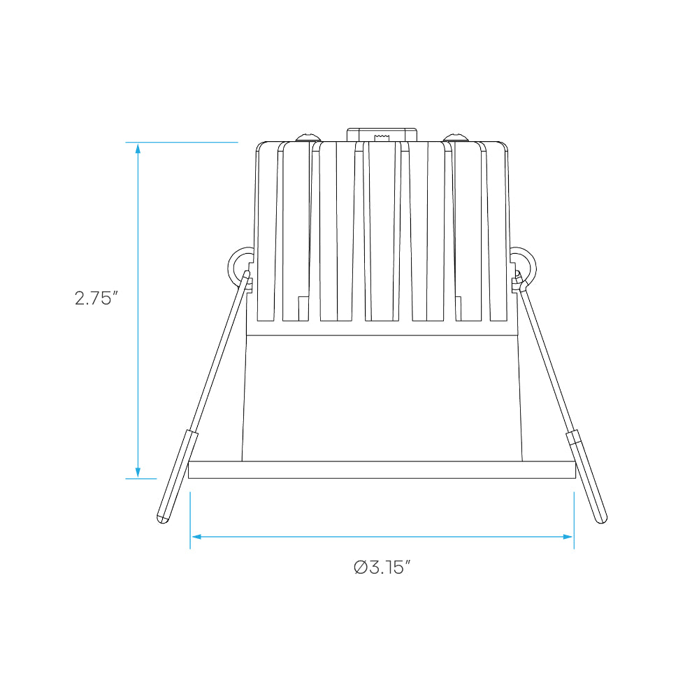 Luxrite 2" Interchangeable Module - 5CCT Selectable Additional Image 2