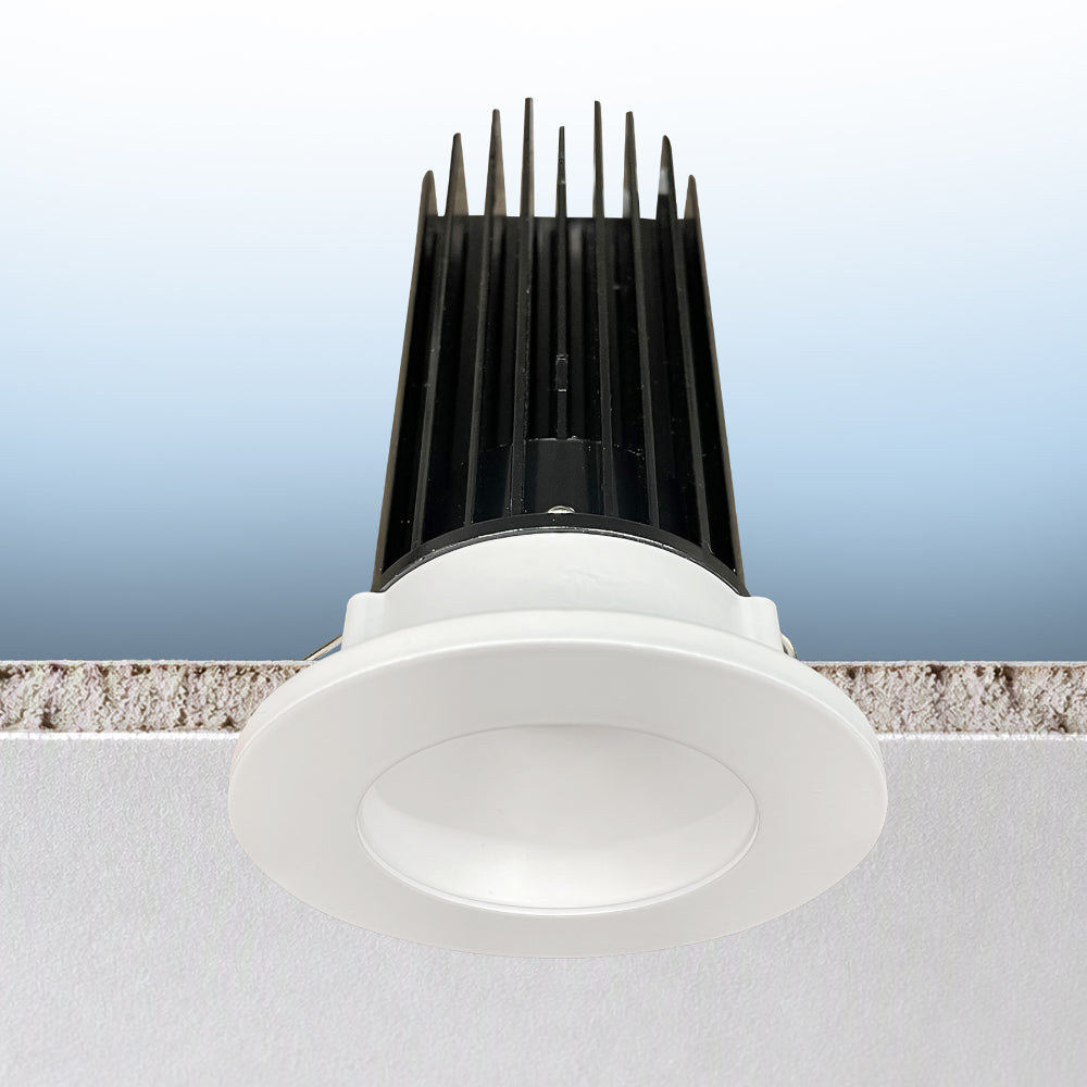 Luxrite 2" Regressed 5CCT High Output Interchangeable Canless Spotlight