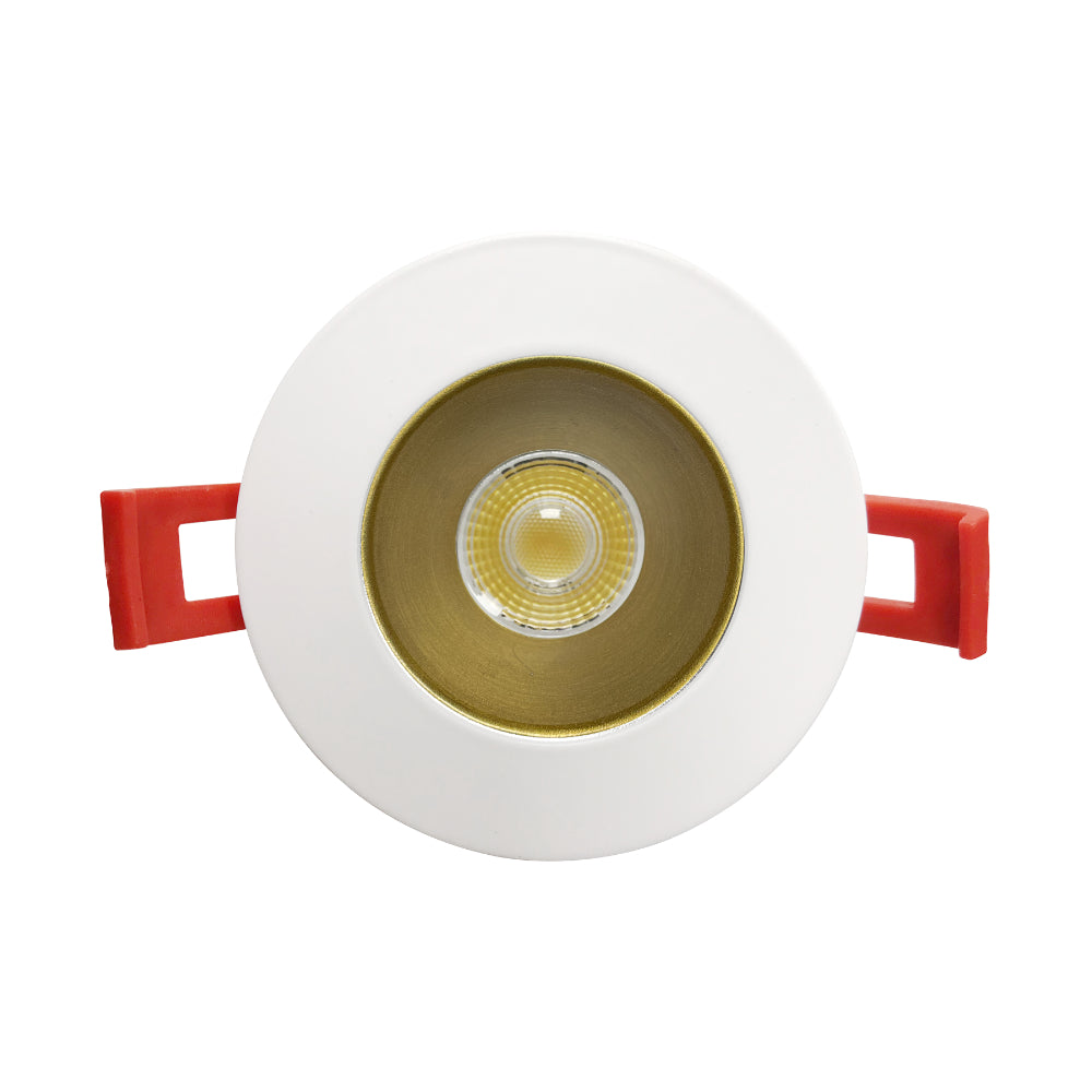 Luxrite 2" Regressed Interchangeable Canless Spotlight Brass Reflector Additional Image 2
