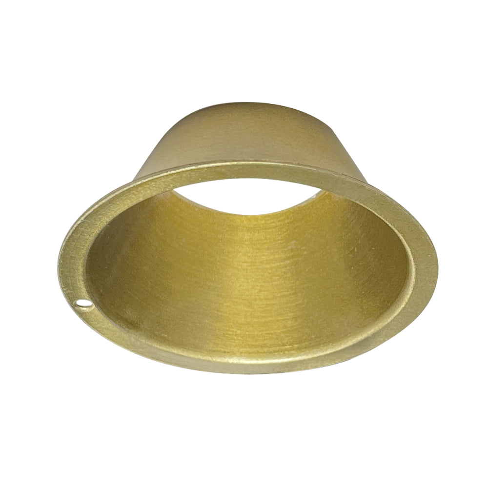 Luxrite 2" Regressed Interchangeable Canless Spotlight Brass Reflector