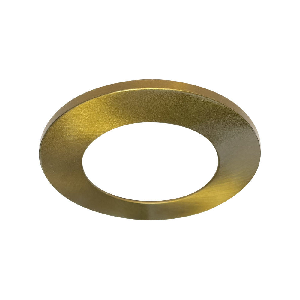 Luxrite 2" Regressed Interchangeable Canless Spotlight Round Brass Trim Additional Image 1
