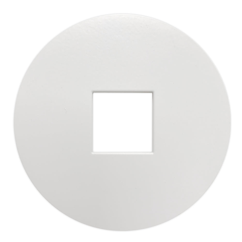 Luxrite 2" Regressed Interchangeable Canless Spotlight Round Square Hole Trim