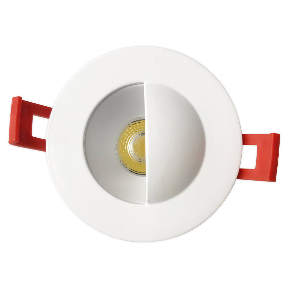 Luxrite 2" Regressed Interchangeable Canless Spotlight Round Wall Washer Trim Additional Image 1