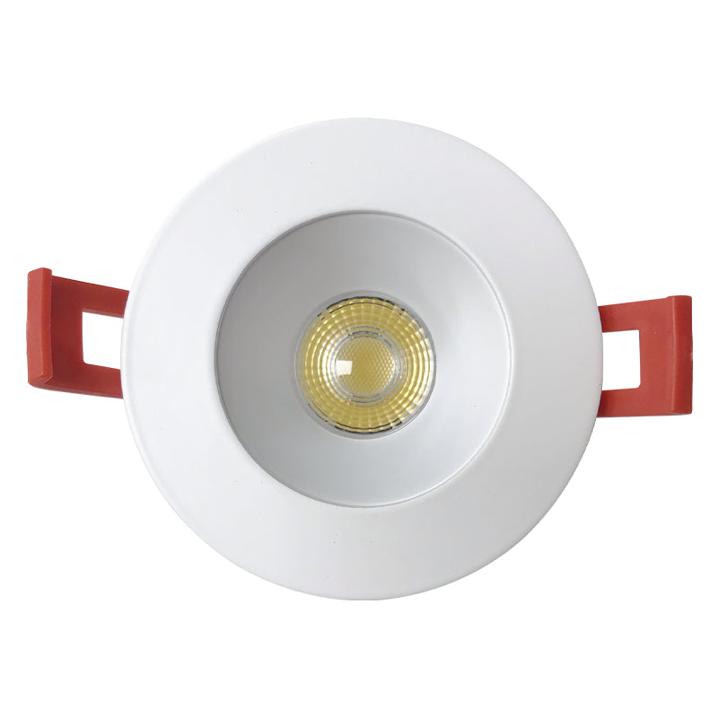 Luxrite 2" Regressed Interchangeable Canless Spotlight Round White Trim Additional Image 2