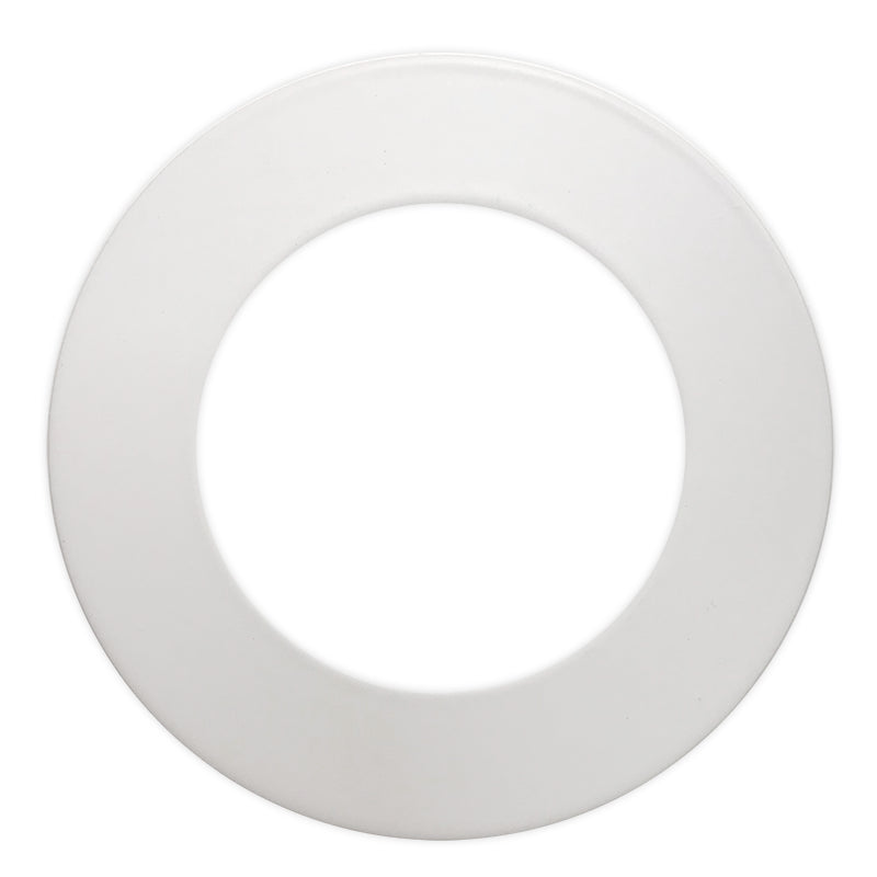 Luxrite 2" Regressed Interchangeable Canless Spotlight Round White Trim