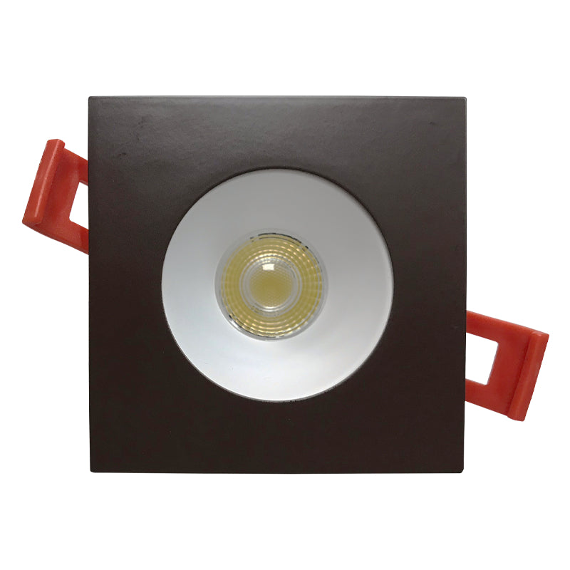 Luxrite 2" Regressed Interchangeable Canless Spotlight Square Trim Additional Image 4