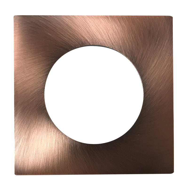 Luxrite 2" Regressed Interchangeable Canless Spotlight Square Trim Additional Image 5
