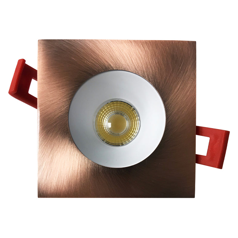 Luxrite 2" Regressed Interchangeable Canless Spotlight Square Trim Additional Image 6