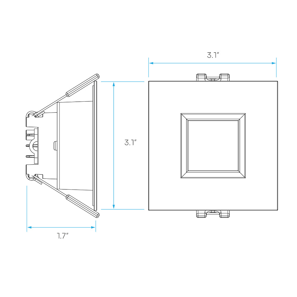 Luxrite 2" Regressed Mini Panel 5CCT - High Output Additional Image 10