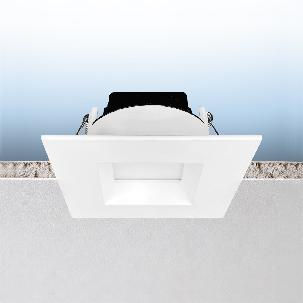 Luxrite 2" Regressed Mini Panel - CCT & Wattage Selectable - Dual Dimming/Universal Voltage