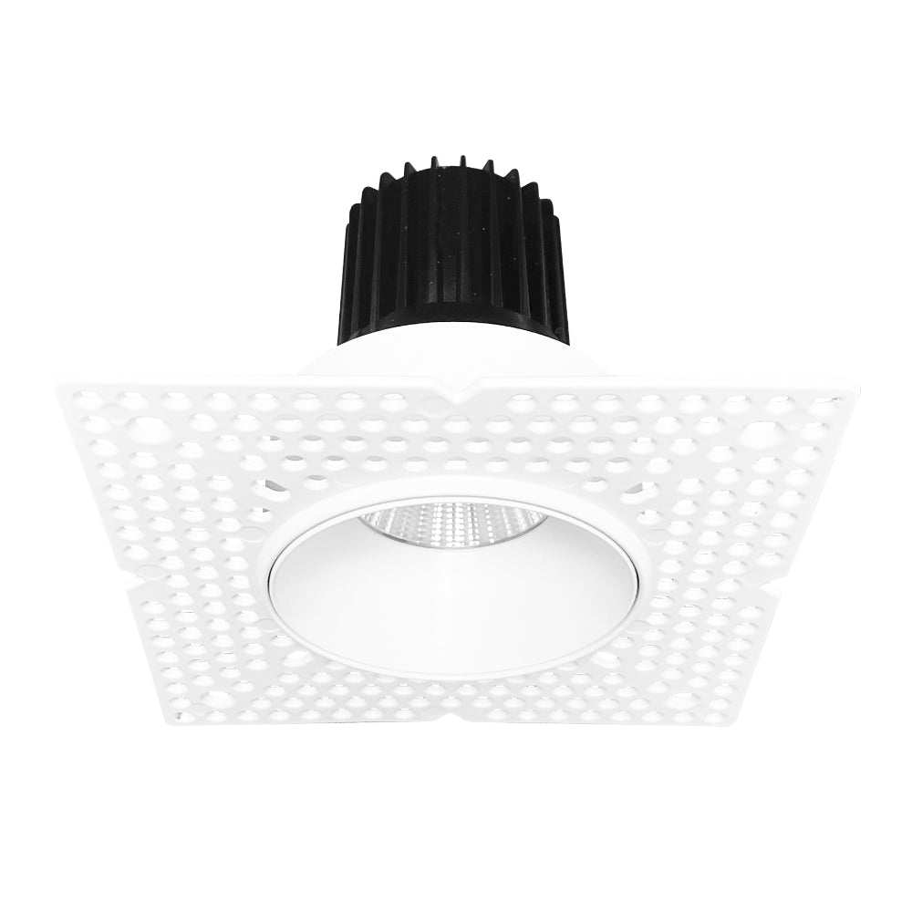 Luxrite 2" Regressed Trimless Push N' Lock Spotlight - CCT Selectable Dual Dimming/Universal Voltage