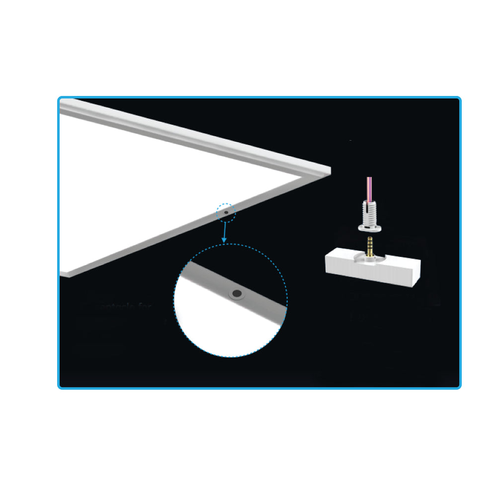 Luxrite 2x2 Backlit Panel 5CCT & 5 Wattage Selectable - Sensor Ready Additional Image 1