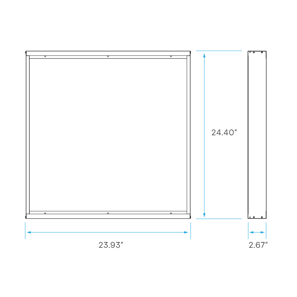 Luxrite 2x2 Panel Surface Kit Additional Image 2