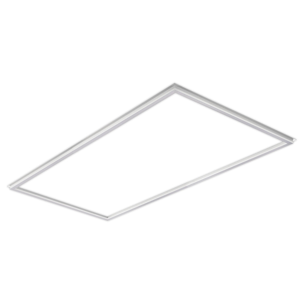Luxrite 2x4 Frame Panel 5CCT & 3 Wattage Selectable+EM